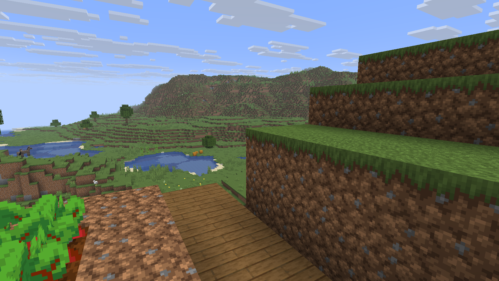 The same garden viewpoint with Faithful 32x selected.