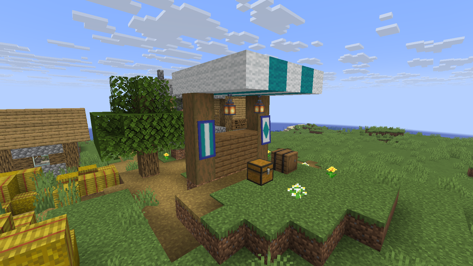 Our Creative-built supply stall in a natural village, with ImmediatelyFast on Java 26.2.