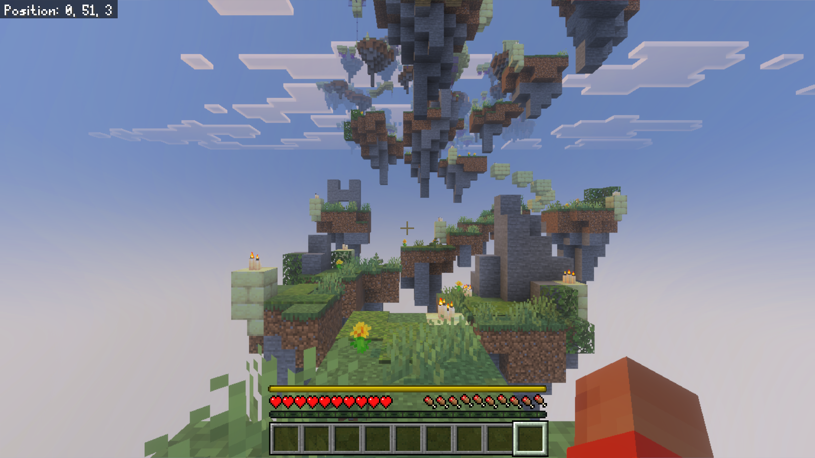 A full yellow Energy Jump meter while the player stands at the opening ledge.