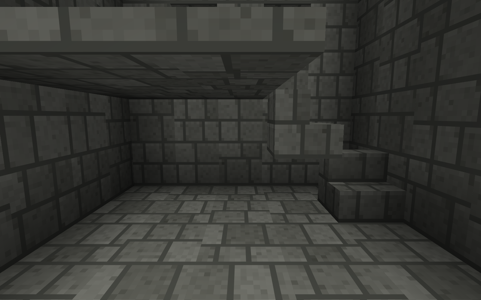 The lower room and stairs inside the placed Old Watchshaft.