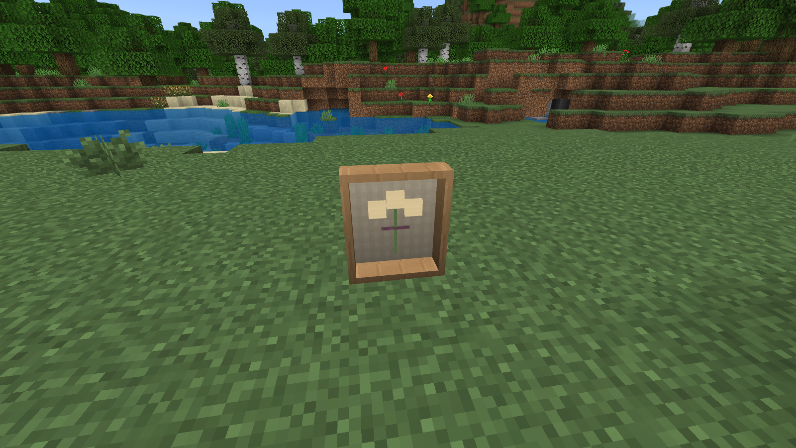 The earned bouquet story frame remains usable after the gallery has been packed.