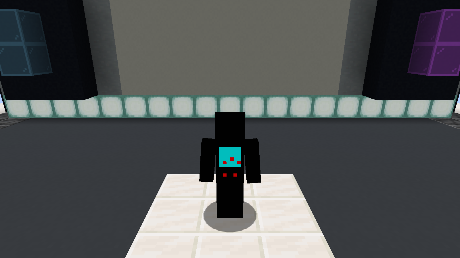The Parkour arcade-machine artwork displayed on a Classic Java character in our Creative stage.